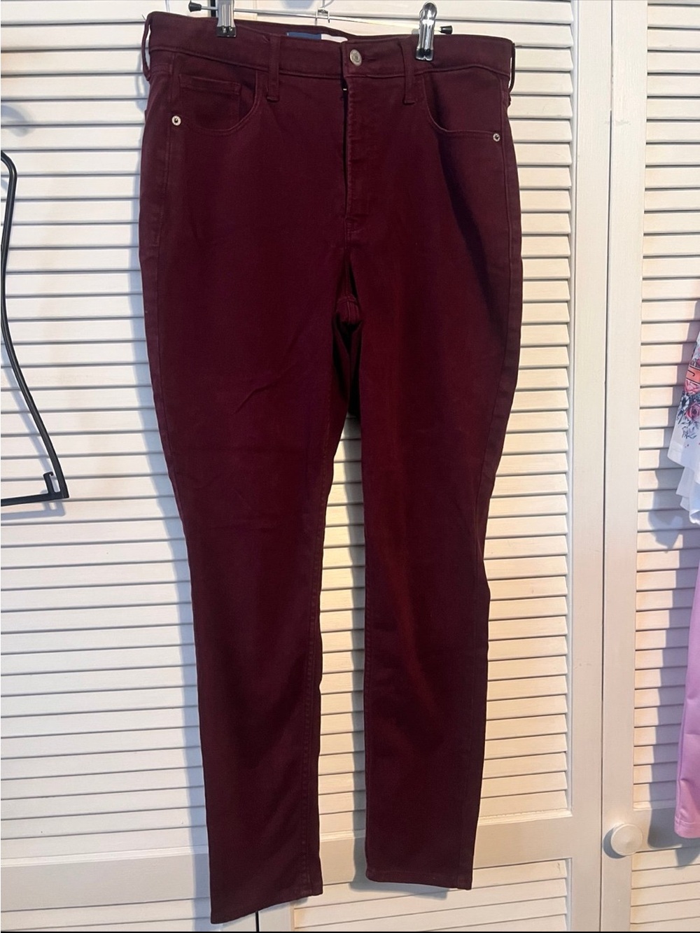 Old Navy Women's Skinny Jeans - Deep Wine 12 (CP) (?)